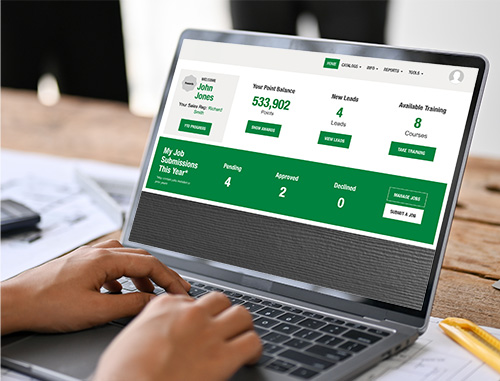 channel incentive platform on laptop